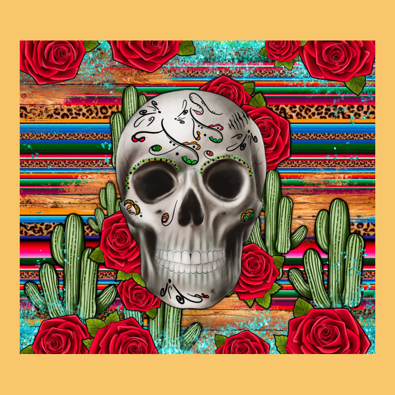 Skull Cactus Vintage Hoodie by JahusDesignShop | Teevron