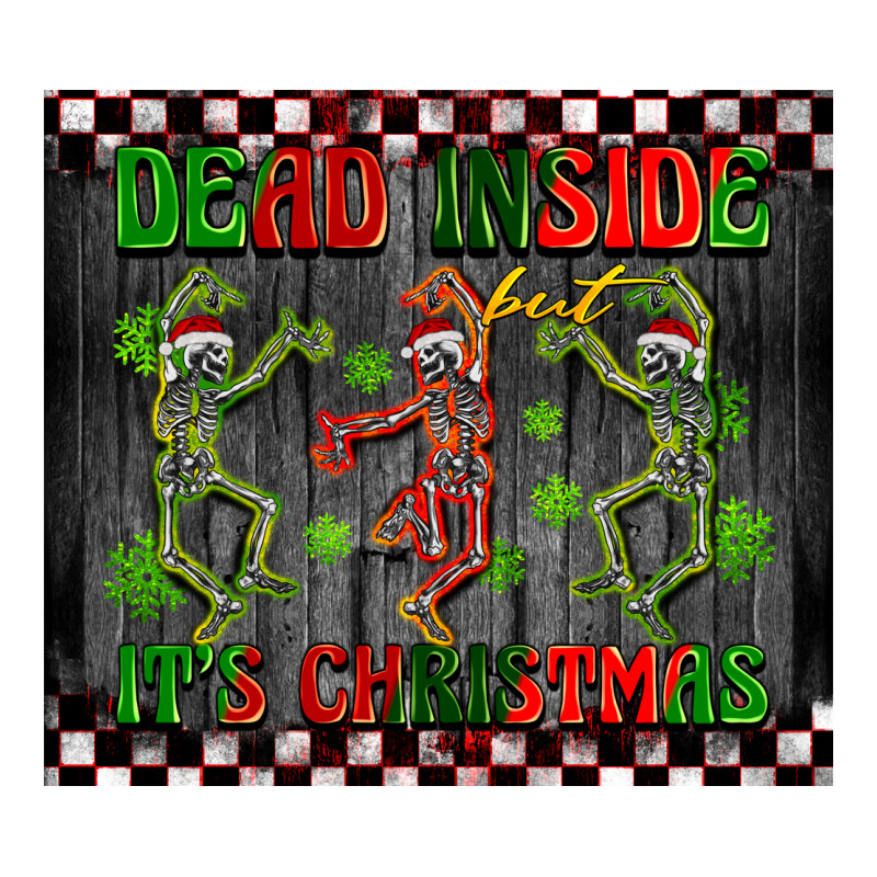 Dead Inside But It's Christmas Dancing Skeletons Premium Sweatshirt by BarkalooDesign | Teevron