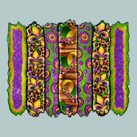 Mardi Gras Fleur De Lis Mask Leopard Glitter  Brushstrokes Heavy Core Tee | Teevron