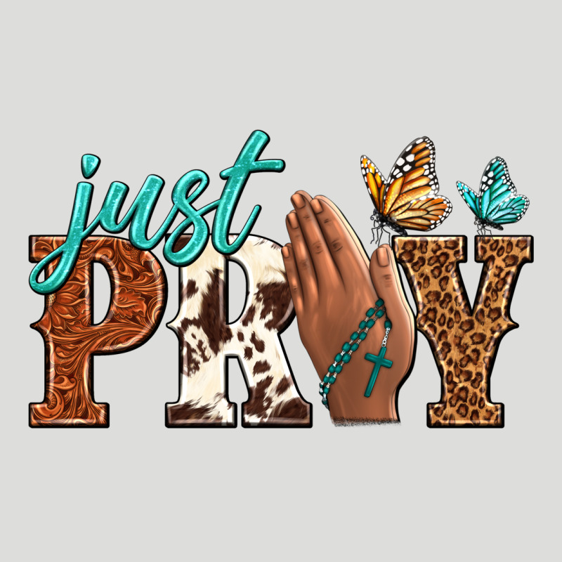Just Pray Zipper Hoodie by NancyCooperArtShop | Teevron
