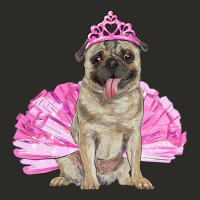 Balerina Pug With Tutu Heavy Core Tee | Teevron
