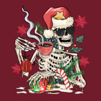 Skeleton Santa Zipper Hoodie | Teevron