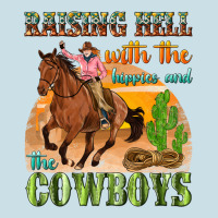 Raising Hell With The Hippies And The Cowboys Ladies Tee | Teevron