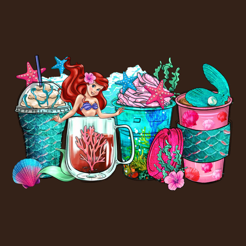 Mermaid Coffee Cups Heavy Core Tee by Zillion Design Studio | Teevron