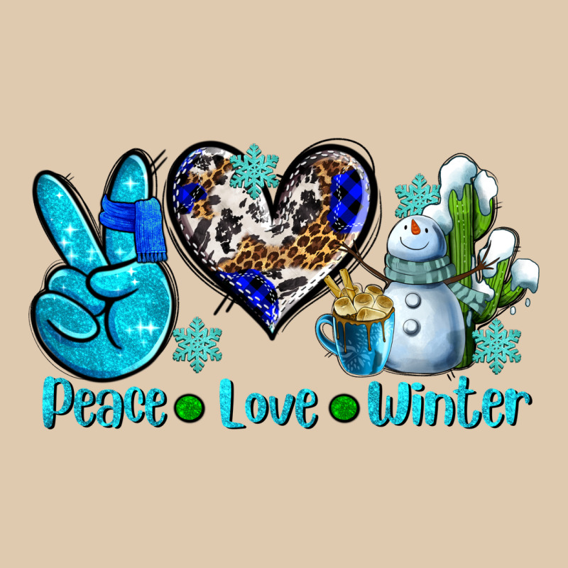 Peace Love Winter Ado Heavyweight Sweatshirt by AdoDesignShop | Teevron