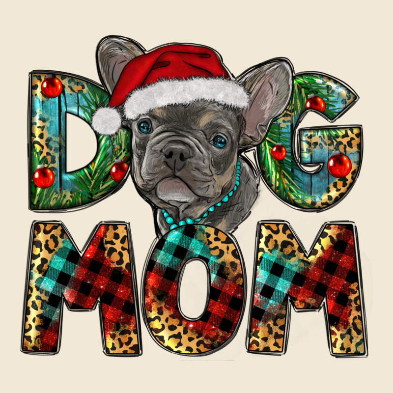 Christmas French Bulldog Mom Ladies Tee by RanaPortraitStore | Teevron