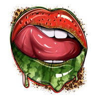 Watermelon Lips With Leopard Premium Tee | Teevron