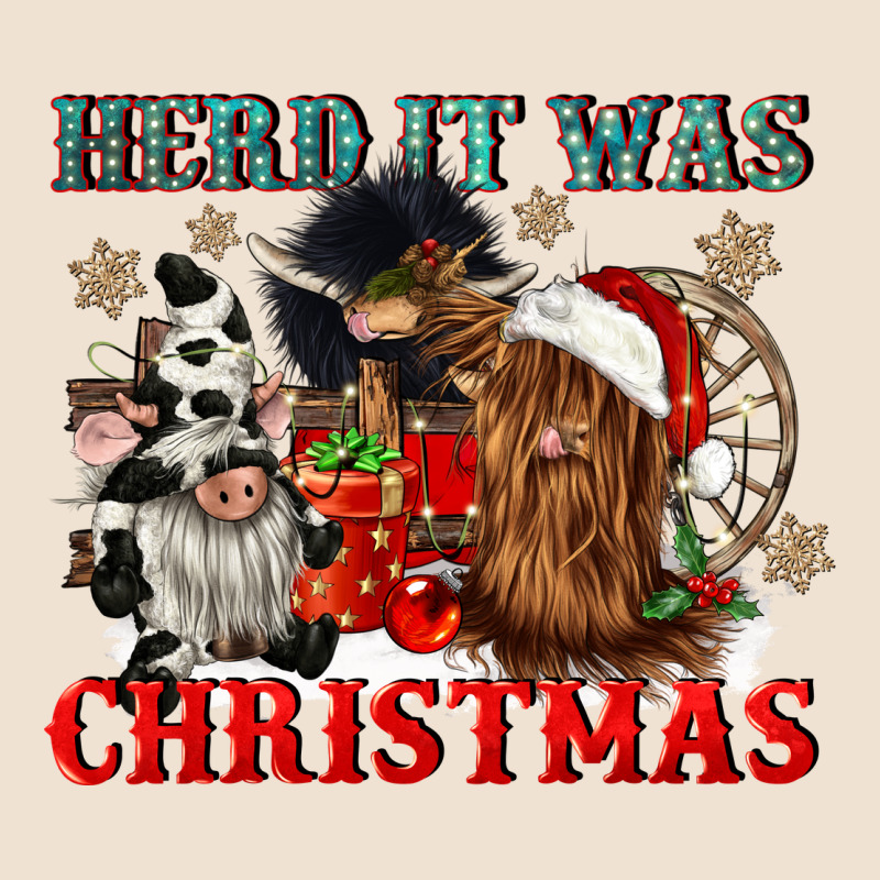 Herd It Was Christmas Urban Hoodie by CowGirlArtShop | Teevron