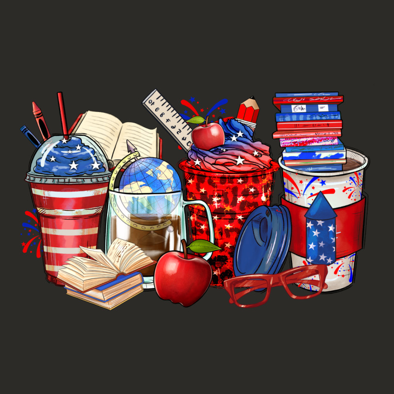 4th Of July Teacher Coffee Cups Heavy Core Tee by Zillion Design Studio | Teevron