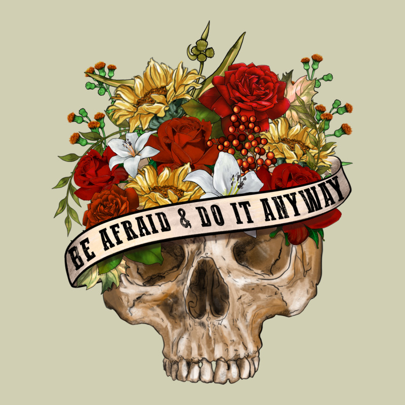 Be Afraid&do It Anyway Heavy Core Tee by RanaPortraitStore | Teevron