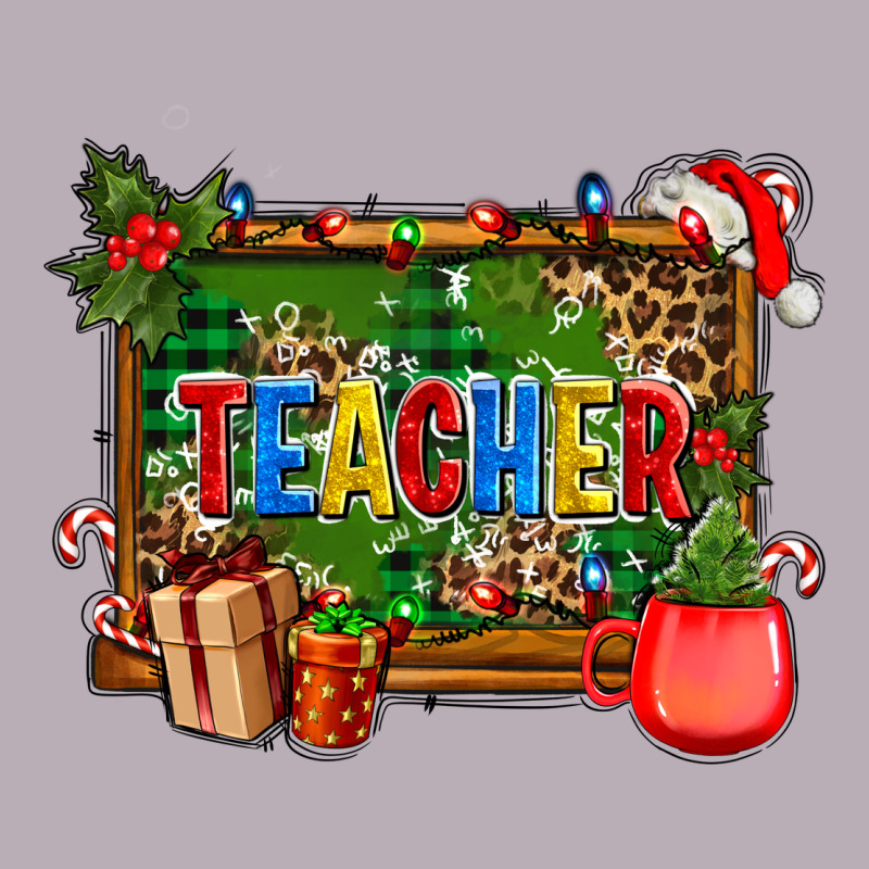 Christmas Teacher And Coffe Cup With Board Vintage Tee by AdoDesignShop | Teevron