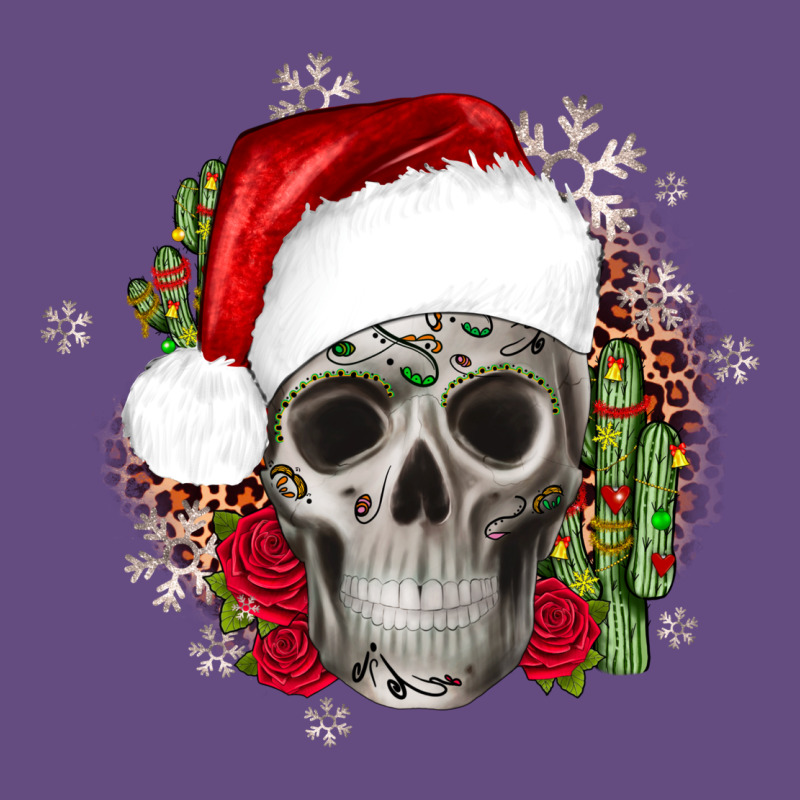 Skull Christmas Cactus Vintage Hoodie by JahusDesignShop | Teevron