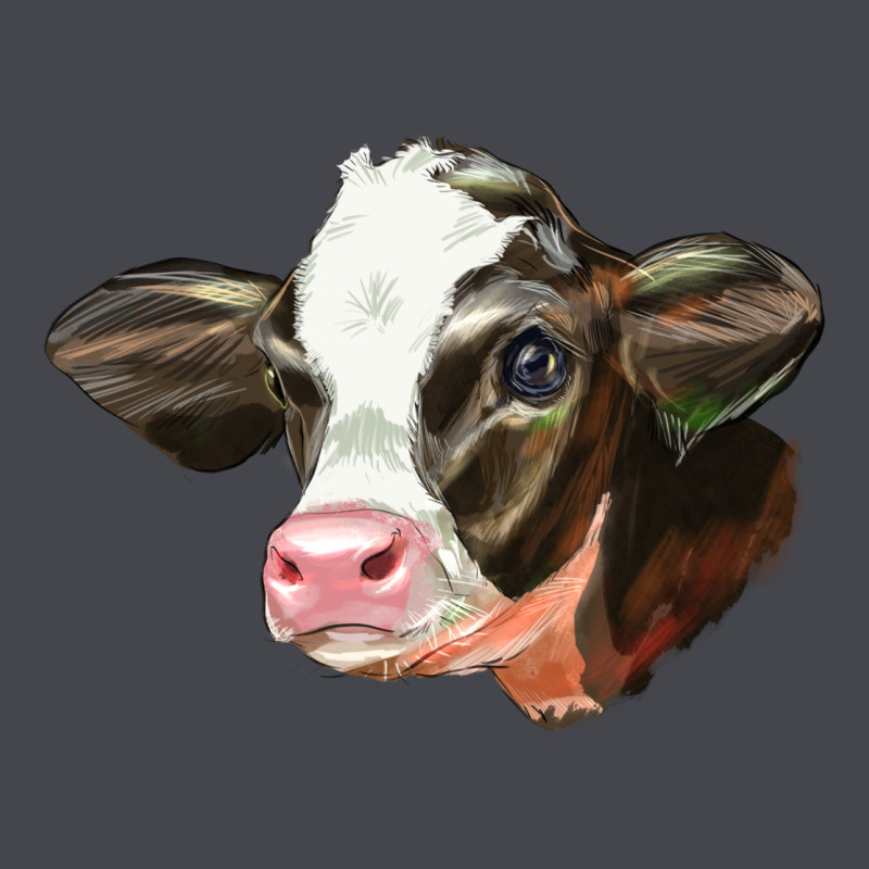 Holstein Calf Face Long Sleeve Tee by LillyAllenDesigns | Teevron