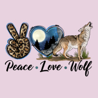 Peace Love Wolf Classic Tee | Teevron