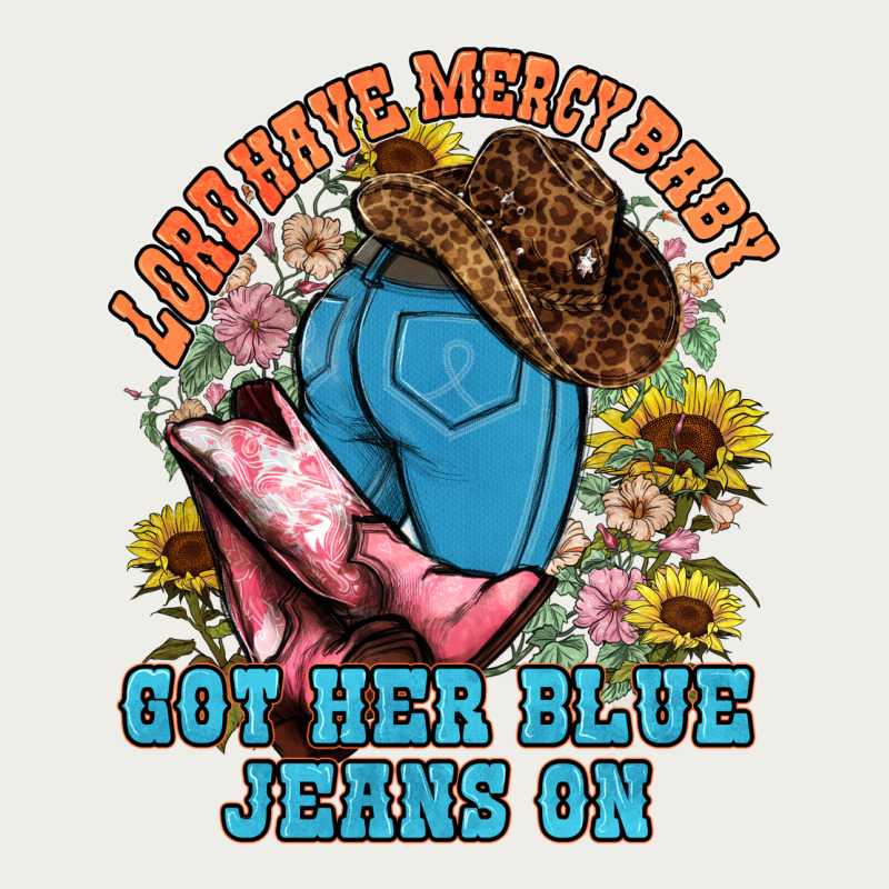 Lord Have Mercy Baby Got Her Blue Jeans On Zipper Hoodie by NancyCooperArtShop | Teevron