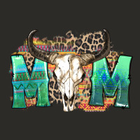 Mom With Bull Skull Heavy Core Tee | Teevron