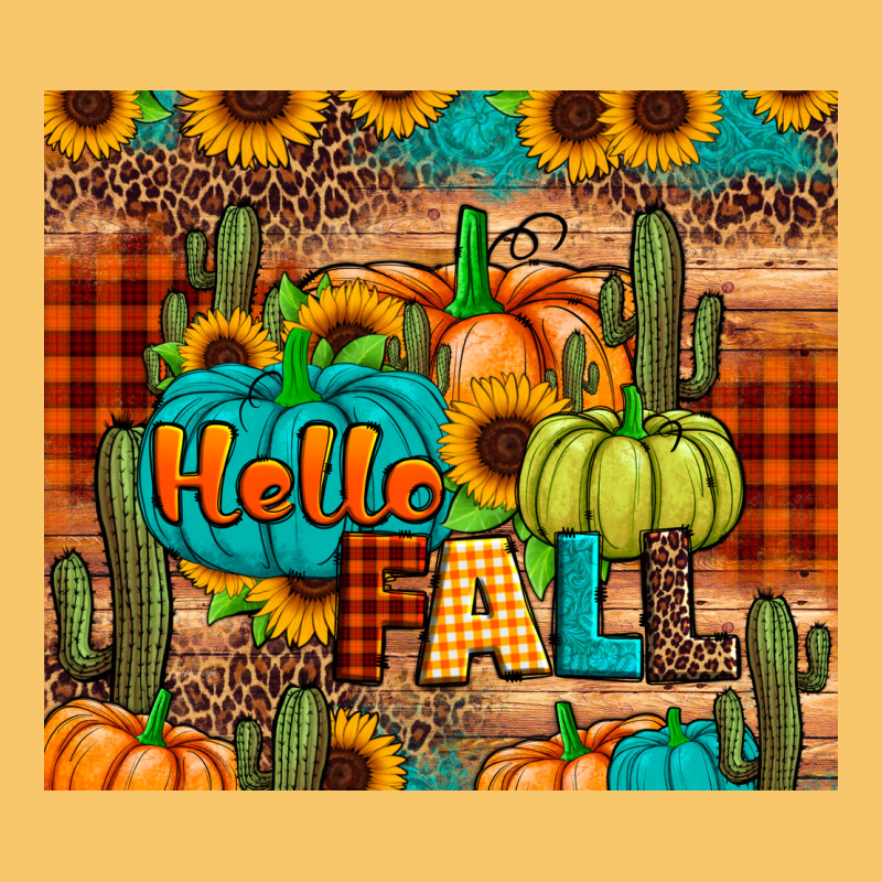 Hello Fall Pumpkin Vintage Hoodie by JahusDesignShop | Teevron