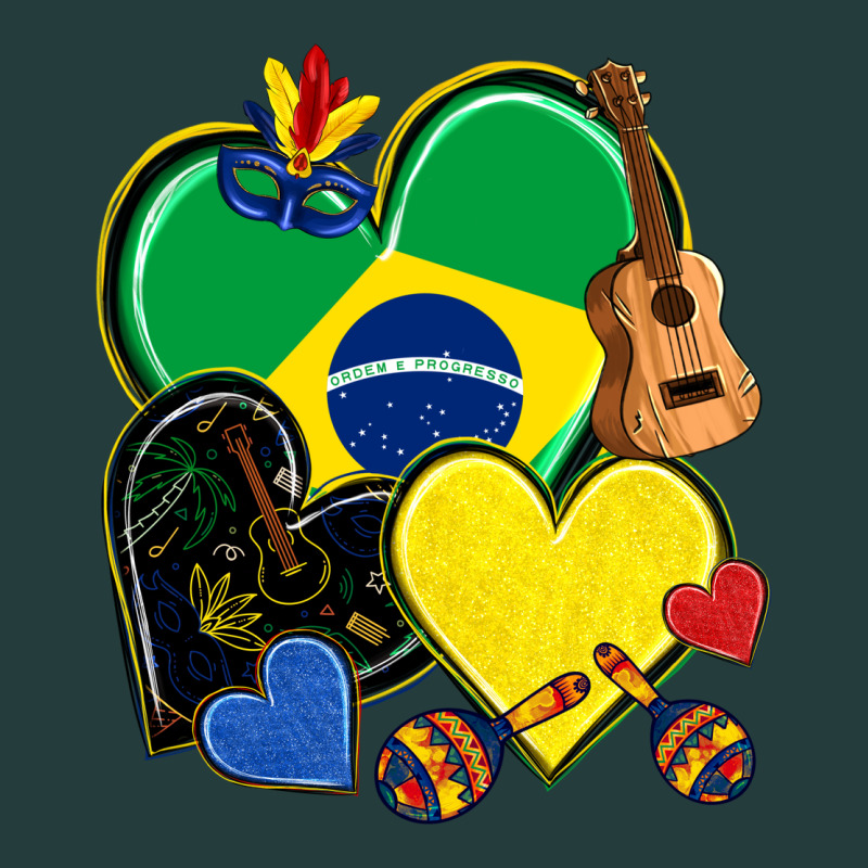 Brazil Hearts Classic Tee by NancyCooperArtShop | Teevron