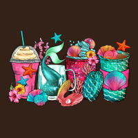 Mermaid Tail Coffee Cups Heavy Core Tee | Teevron