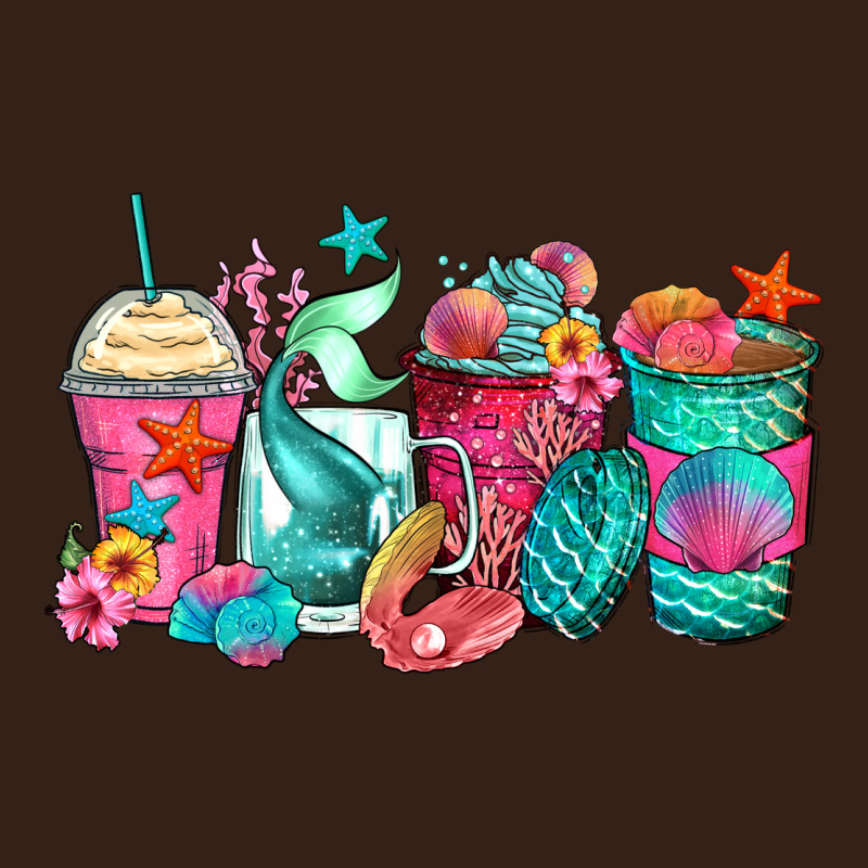 Mermaid Tail Coffee Cups Heavy Core Tee by Zillion Design Studio | Teevron