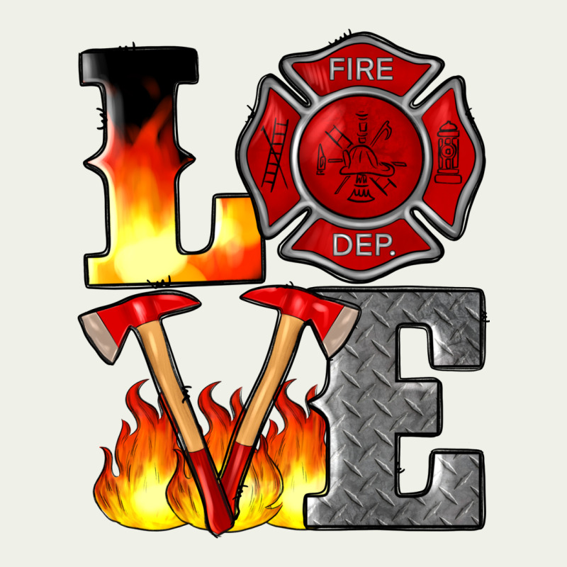 Firefighter Love Urban Heavy Tee by Artiststas | Teevron