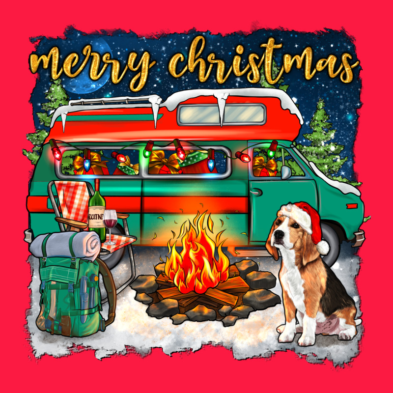 Merry Christmas With Camper Van Zipper Hoodie by NancyCooperArtShop | Teevron