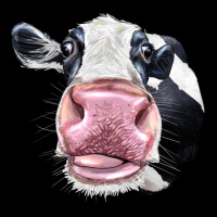 Cute Holstein Face Long Sleeve Tee | Teevron