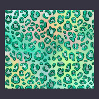 Green Leopard Glitter Vintage Hoodie | Teevron