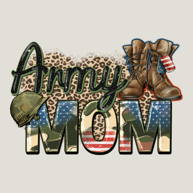 Army Mom Heavy Core Tee by Zillion Design Studio | Teevron