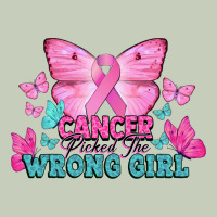 Cancer Picked The Wrong Girl Long Sleeve Tee | Teevron