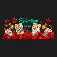 Valentines Day With Playing Cards Classic Tee | Teevron
