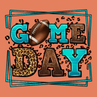 Game Day American Football Leopard Frame Classic Tee | Teevron