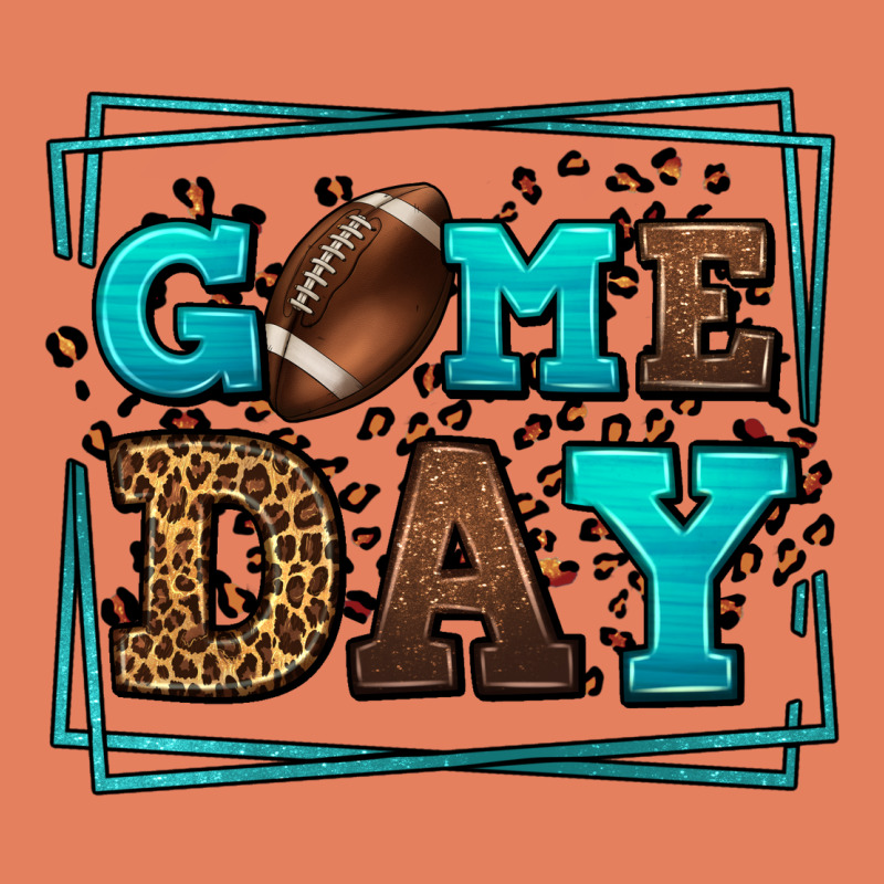 Game Day American Football Leopard Frame Classic Tee by LillyAllenDesigns | Teevron