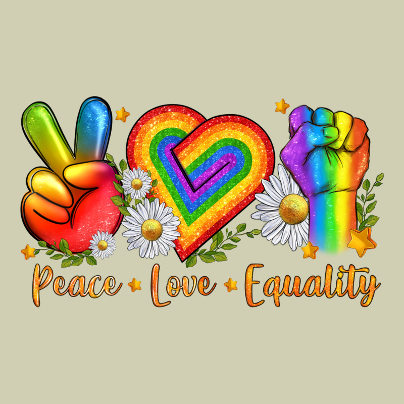 Peace Love Equality Heavy Core Tee by texasbilliewilder | Teevron