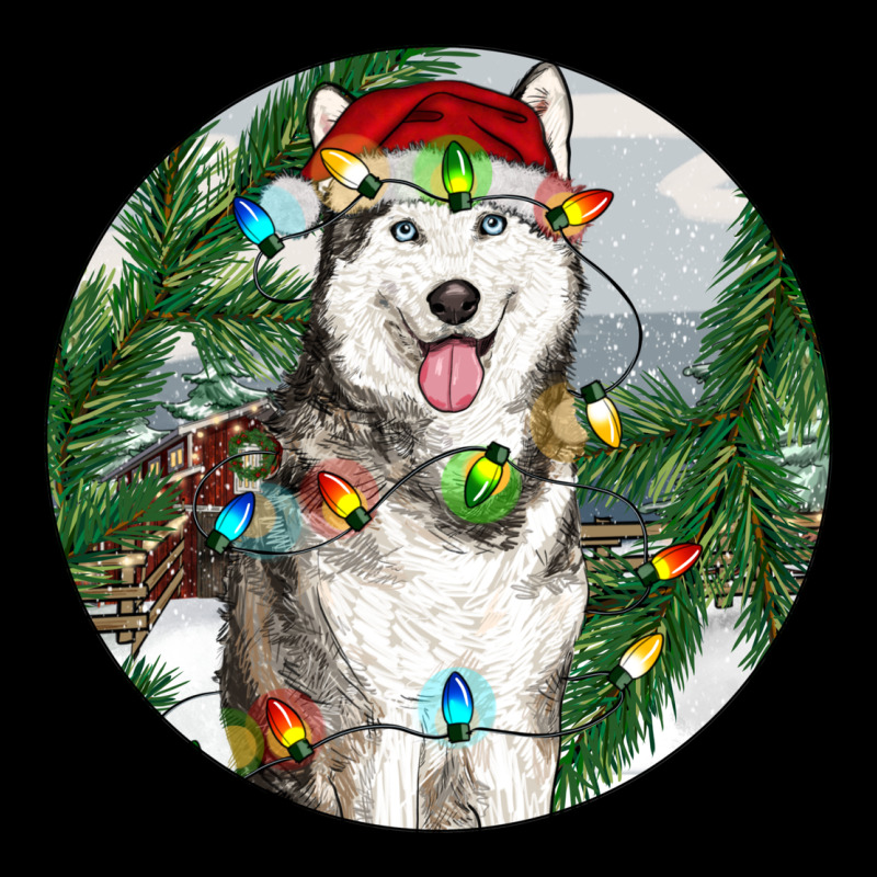Husky And Farm Ornament Ladies Tee by RanaPortraitStore | Teevron