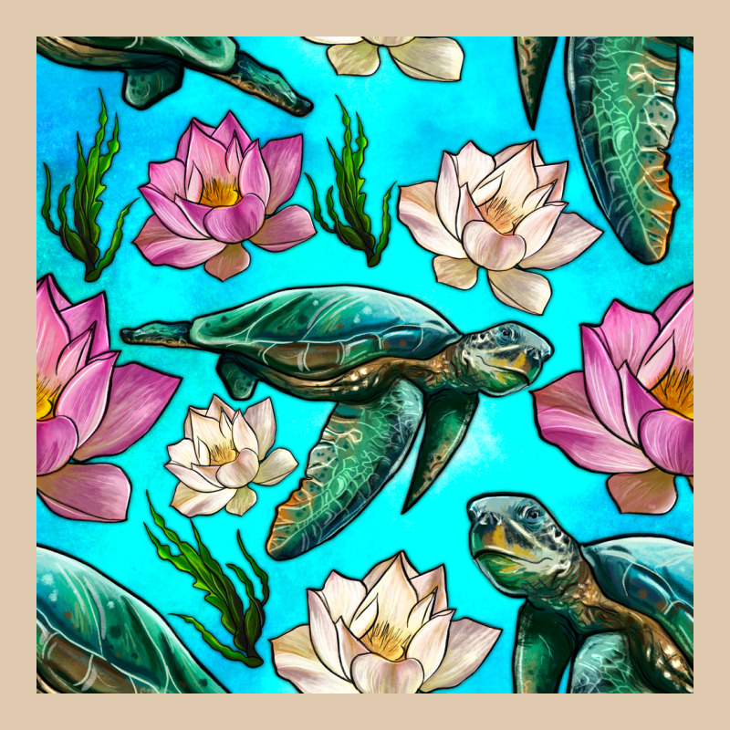Sea Turtle Seamless Pattern Heavyweight Sweatshirt by BundleAndBundleShop | Teevron