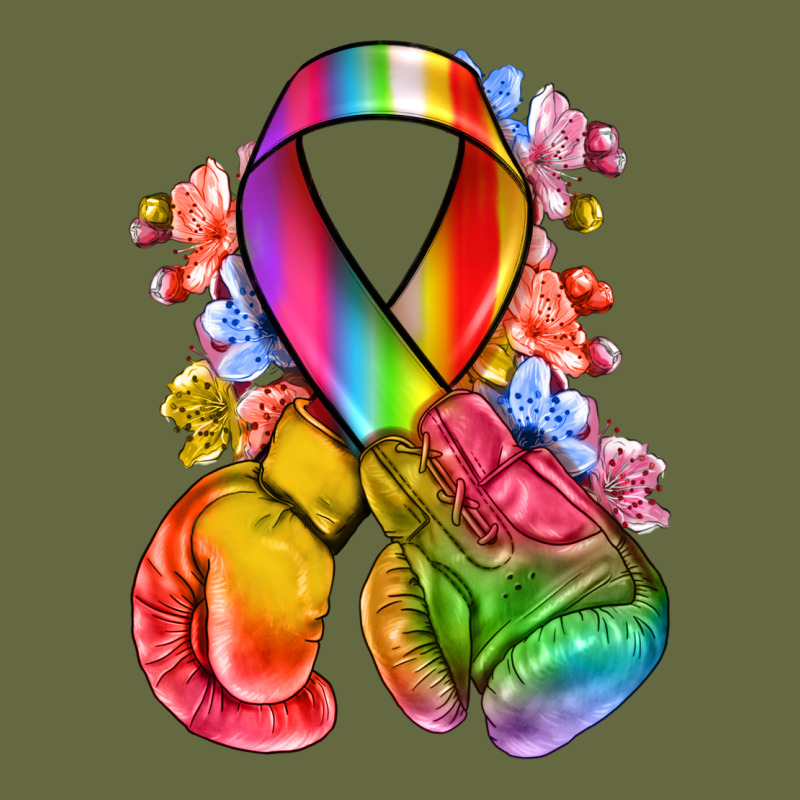 All Color Ribbon With Boxing Gloves Long Sleeve Tee by NancyCooperArtShop | Teevron