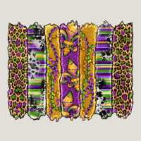 Mardi Gras Fleur De Lis Cowhide Serape Leopard Glitter Brushstrokes Heavy Core Tee | Teevron