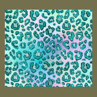 Turquoise Leopard Glitter Vintage Hoodie | Teevron