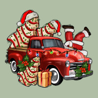 Christmas Tree Cake With Farm Track And Santa Ado Urban Heavy Tee | Teevron