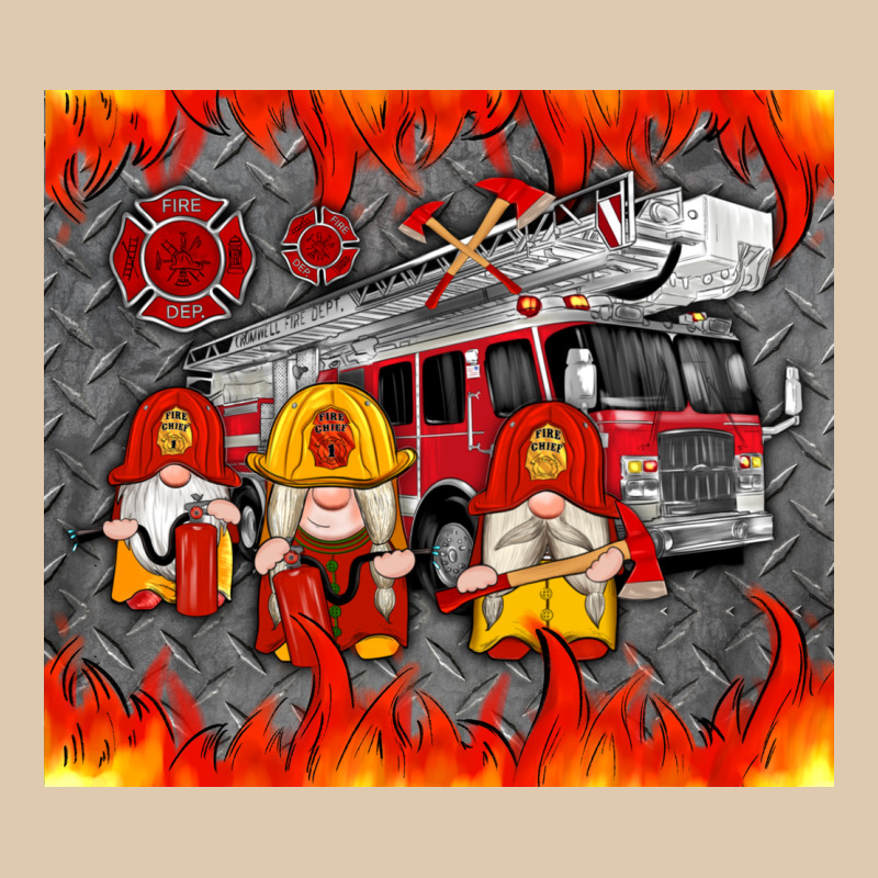Fire Truck Gnomes Heavyweight Sweatshirt by Artiststas | Teevron