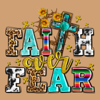 Faith Over Fear With Cross And Sunflowers Vintage Tee | Teevron