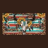 Boho Bull Skull And Serape Heavy Core Tee | Teevron