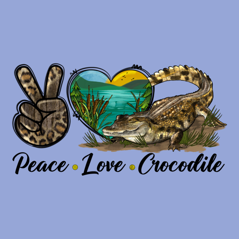 Peace Love Crocodile Classic Tee by LillyAllenDesigns | Teevron