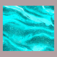 Turquoise Glitter Vintage Hoodie | Teevron