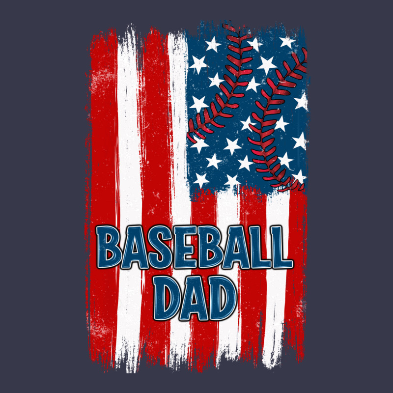 Baseball Dad American Flag Long Sleeve Tee by JahusDesignShop | Teevron