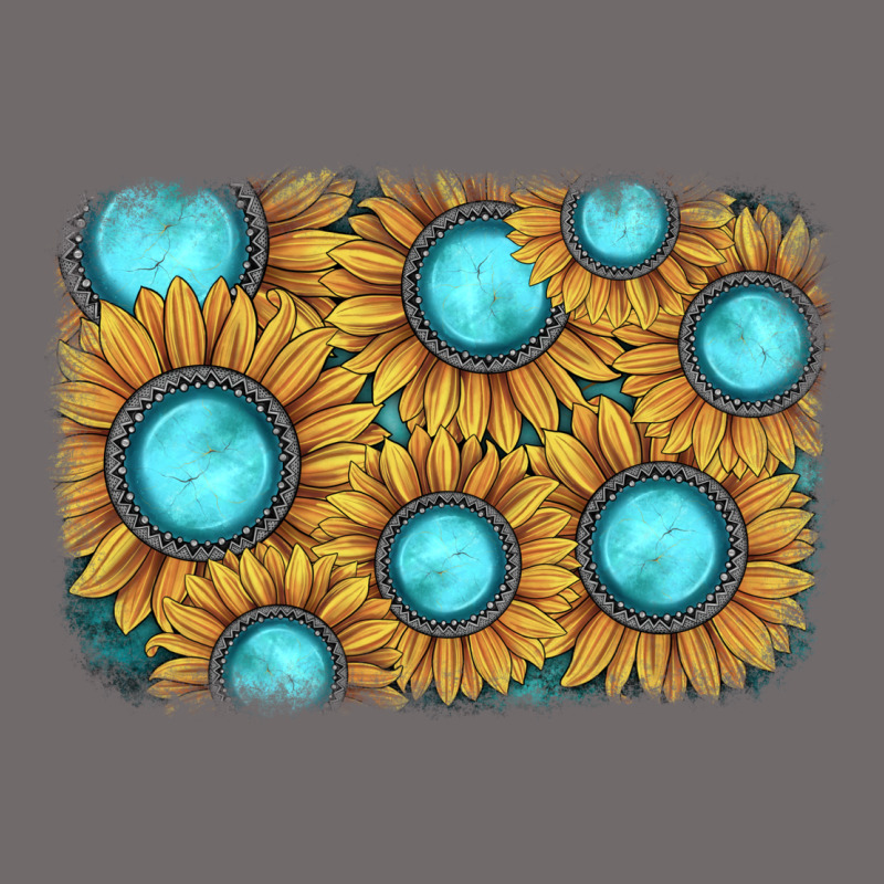 Sunflower Gemstone Background Urban Heavy Tee by JahusDesignShop | Teevron