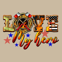 Love My Hero Firefighter Long Sleeve Tee | Teevron
