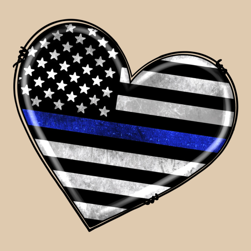 American Thin Blue Line Flag Heavyweight Sweatshirt by Artiststas | Teevron