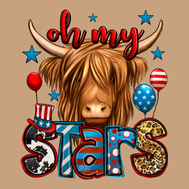 Oh My Stars 4th Of July Shaggy Cow Vintage Tee by Jasminsmagicworld | Teevron